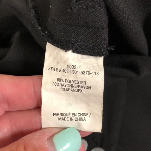 Laura Petites Black Dress Pants - Picture 9 of 12